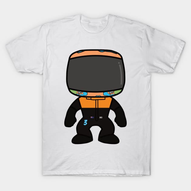 Daniel Ricciardo Custom Bobblehead - 2022 Season T-Shirt by GreazyL